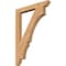 Ekena Millwork Balboa Slat Smooth Bracket, Western Red Cedar, 3 1/2"W x 32"D x 44"H BKT04X32X44BOA06SWR - alternate 1